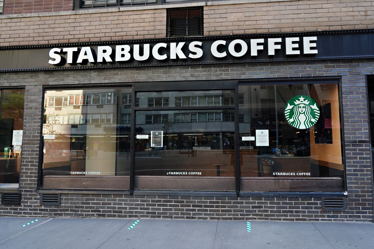 A Starbucks store in NYC