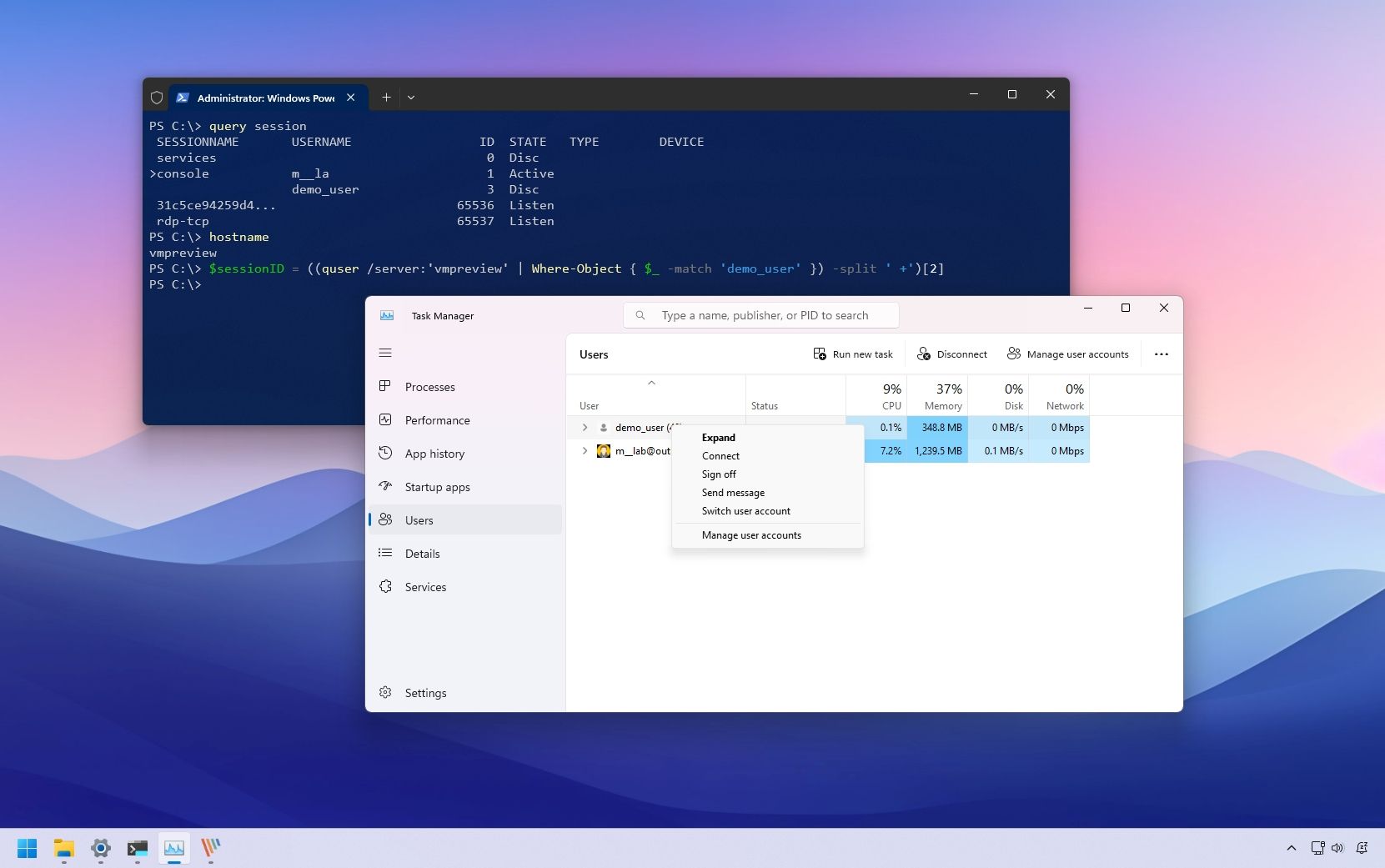 how to.log out of windows 11 desktop