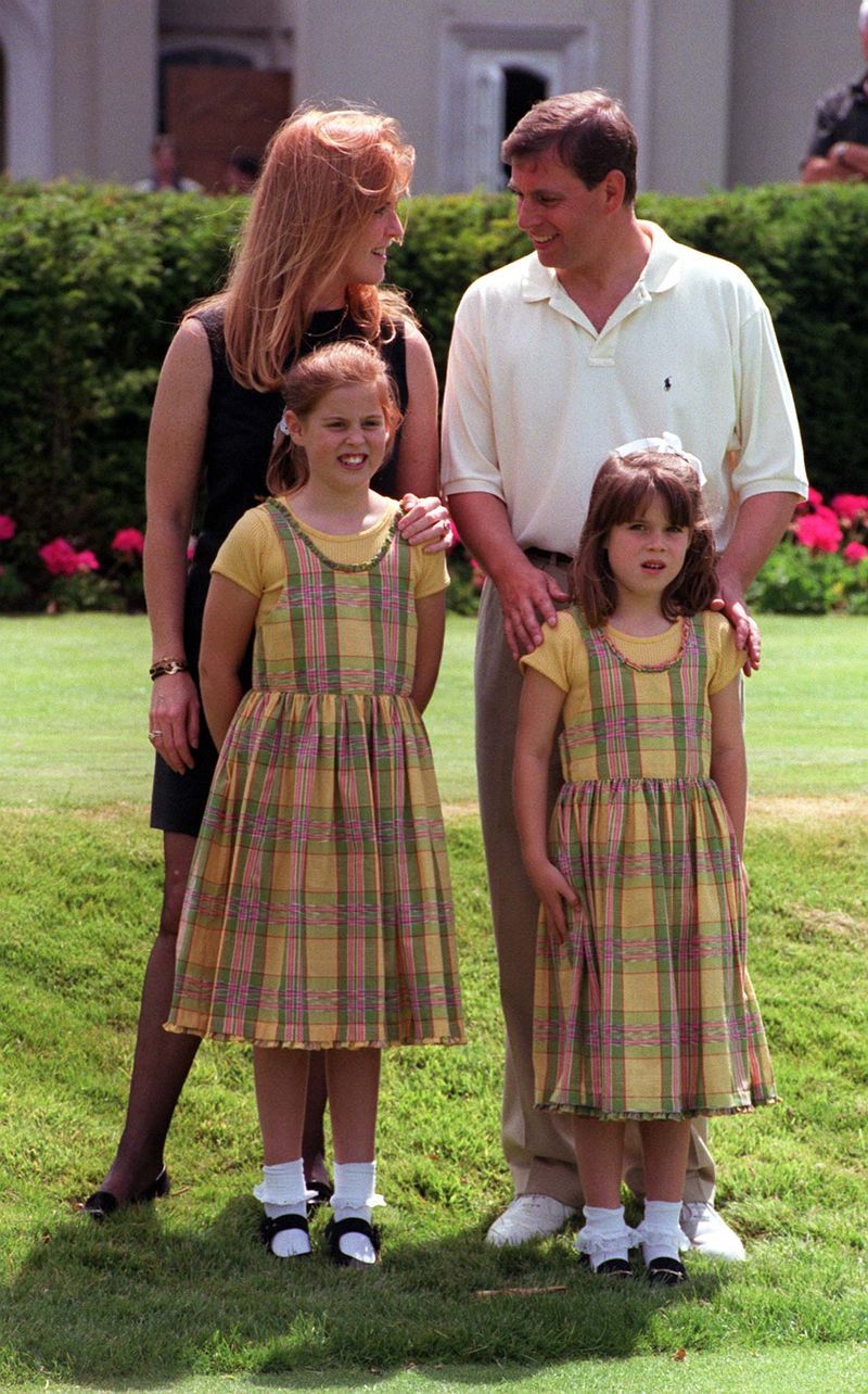 Princess Beatrice and her sister Eugenie