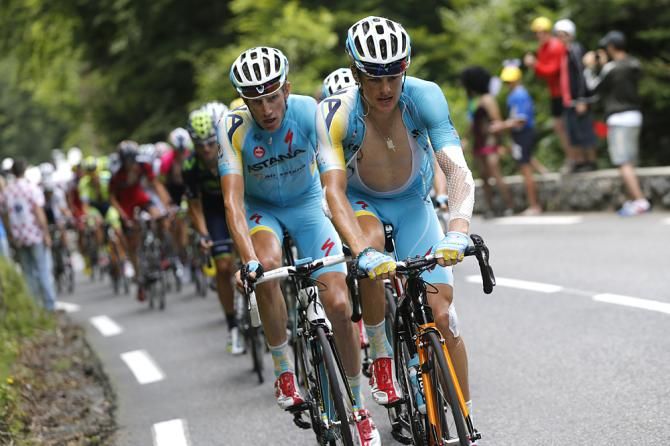 Jakob Fuglsang recovered enough from his crash to pace Nibali in the mountains