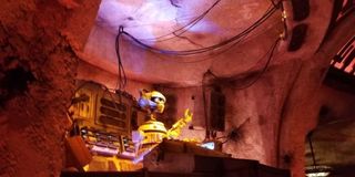 R3X inside Oga's Cantina at Star Wars; Galaxy's Edge