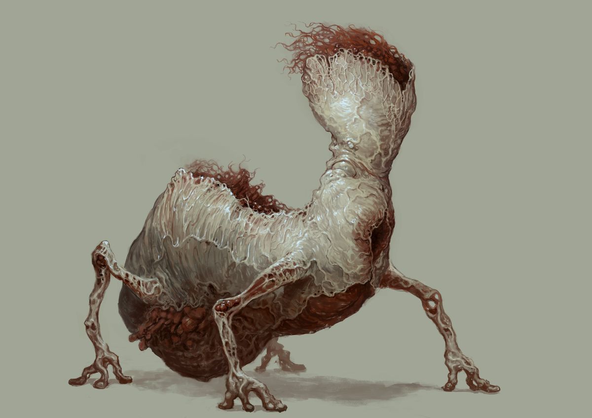 Concept art for Scorn.