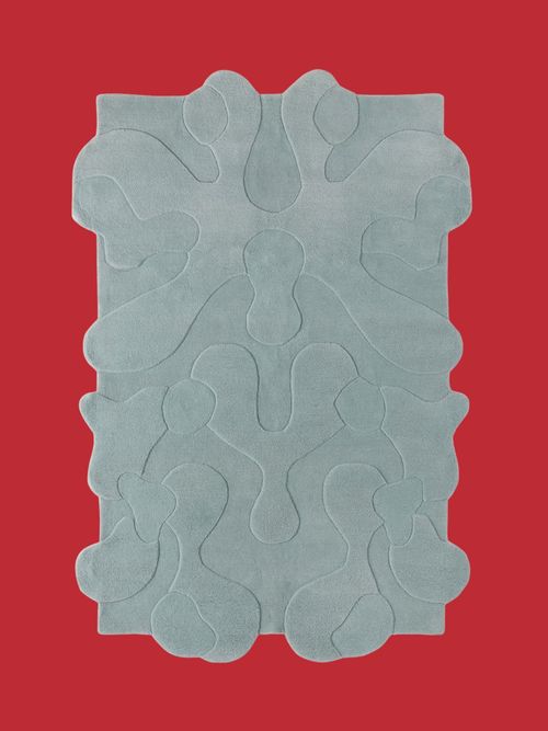 Mush Studios Exclusive Blue Large Blot Rug