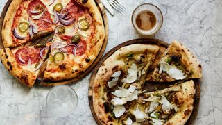 Two pizzas made from a Passo To Go subscription box
