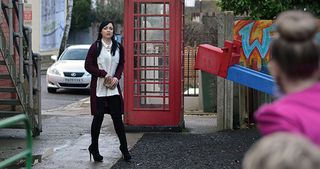 After the frightening collision, Whitney dashes to find Linda to give her the terrifying news about Ollie