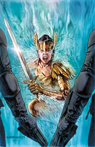 Worlds Without a Justice League: Wonder Woman #1 variant cover