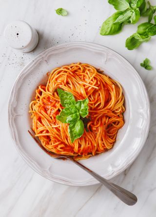 White pasta