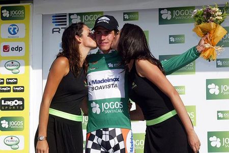 Sergio Sousa held onto the climber's jersey.