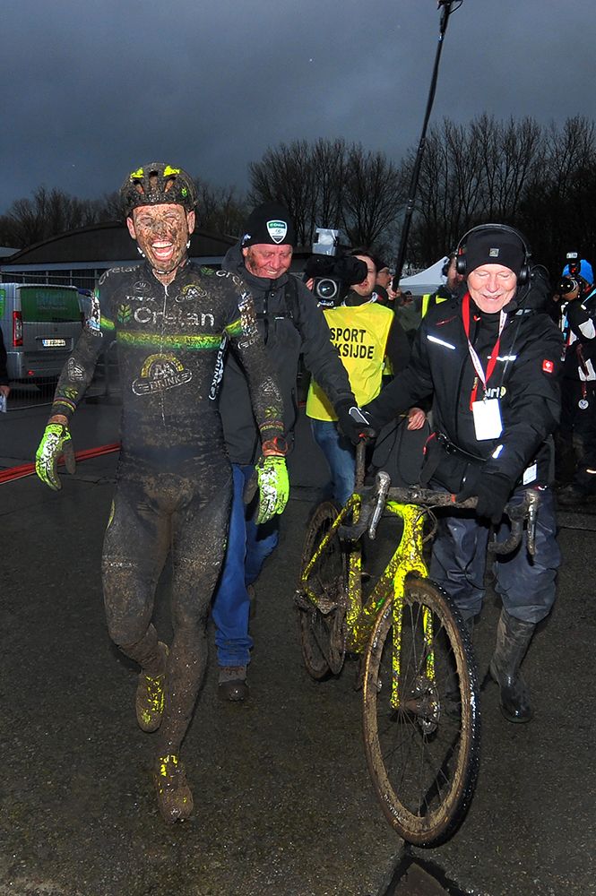 Sven Nys was delighted with his victory at Koksijde