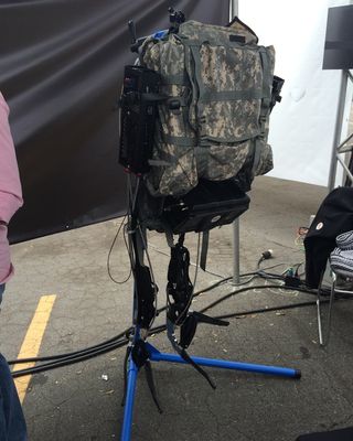 Ekso Bionics displayed their exoskeletons at the DARPA Robotics Challenge, June 5-6, 2015.