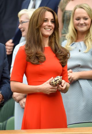 Kate Middleton's red Wimbledon dress