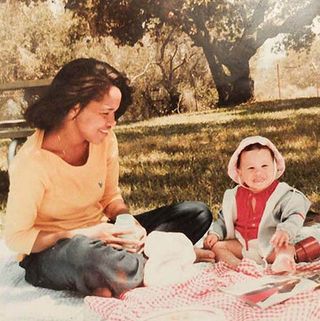 An early Meghan Markle family album picture. (Picture: Splash News/Tim Stewart)