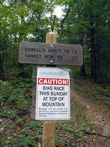 Keeping folks aware of what is going on creates a safer day for all trail users