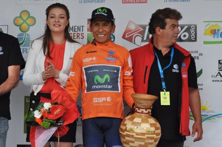 Movistar's Nairo Quintana celebrates his second career Route du Sud victory