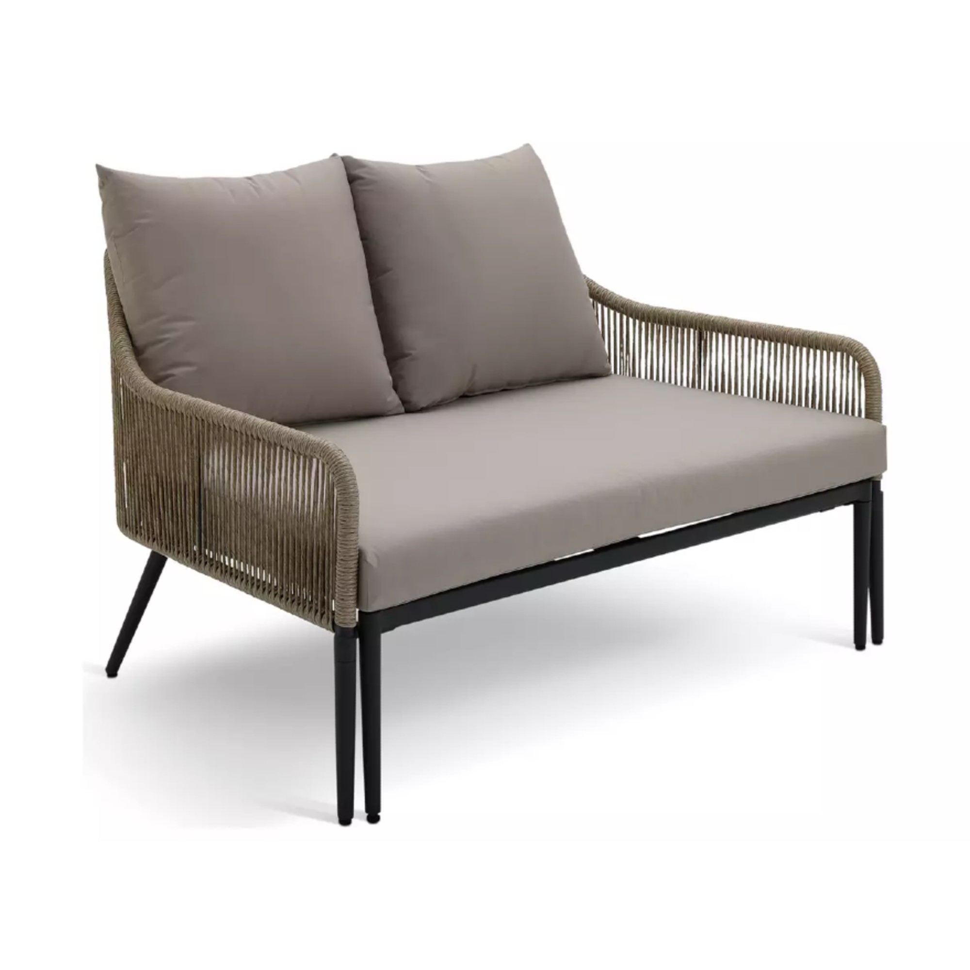 Habitat Malta Rattan Effect Garden Day Bed