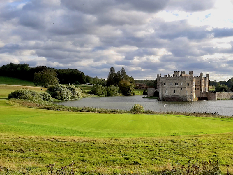 Glorious view of the castle on the long and testing 6th hole
