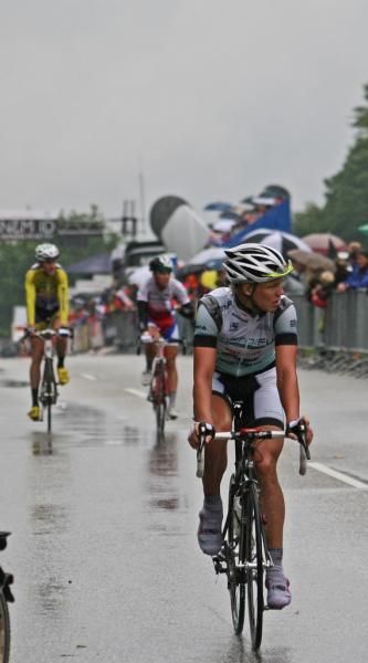 The tough conditions proved too hard for some riders