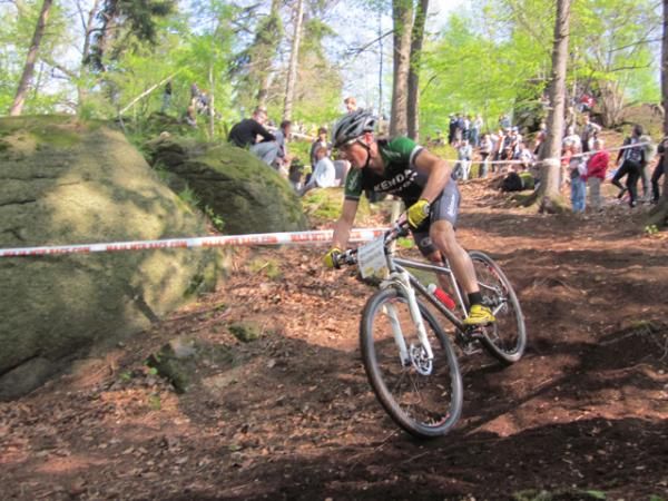 Mike Broderick races the Jelenia Gora in Poland