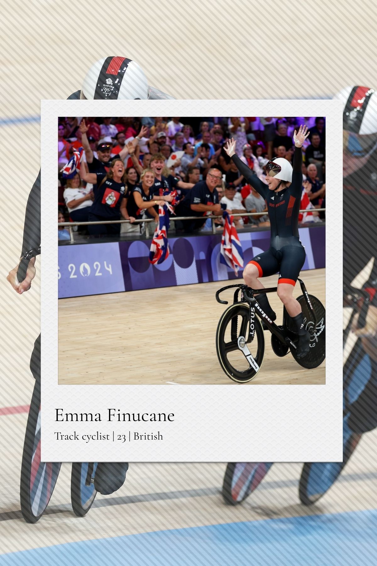 Track cyclist Emma Finucane
