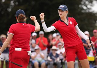 Nelly Korda and Ally Ewing Solheim Cup 2021