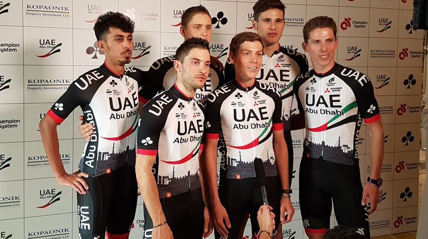 The UAE Abu Dhabi colours
