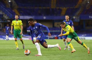 Chelsea in action against Norwich