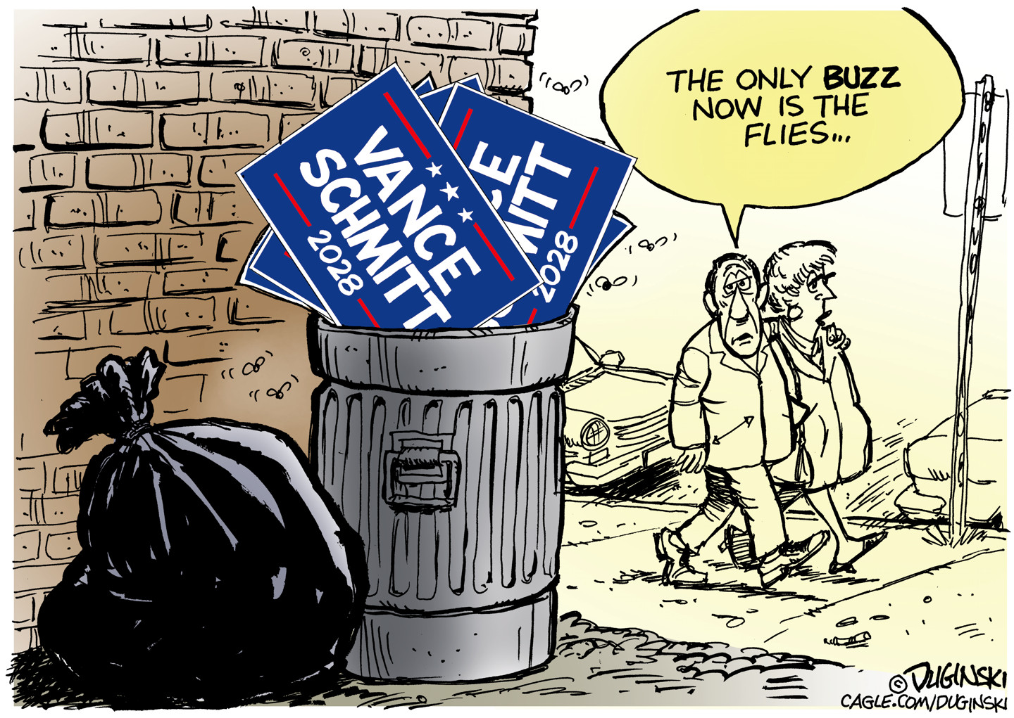 Political cartoon