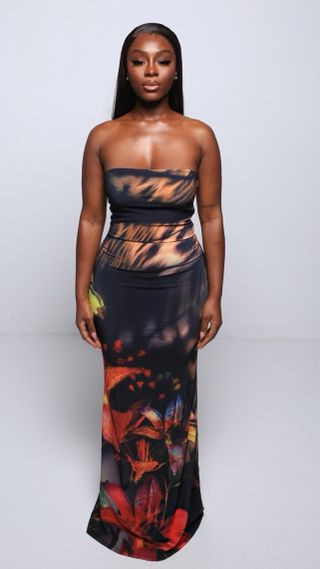 Danai Bandeau Maxi Dress