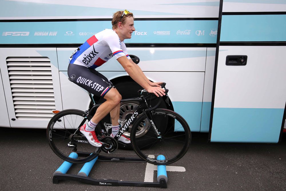 Czech national road champion Petr Vakoč (Etixx-Quick Step) at Tour of Britain