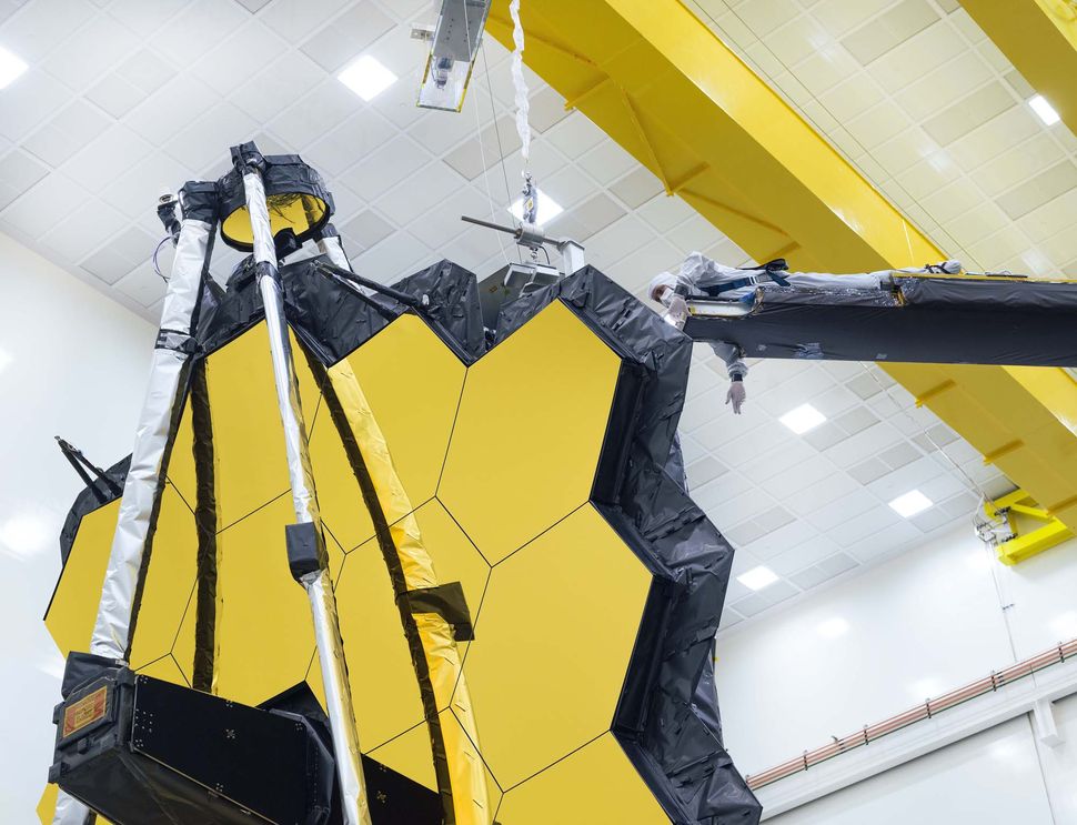 NASA's James Webb Space Telescope unfolds its giant mirror for last time ahead of Oct. 31 launch
