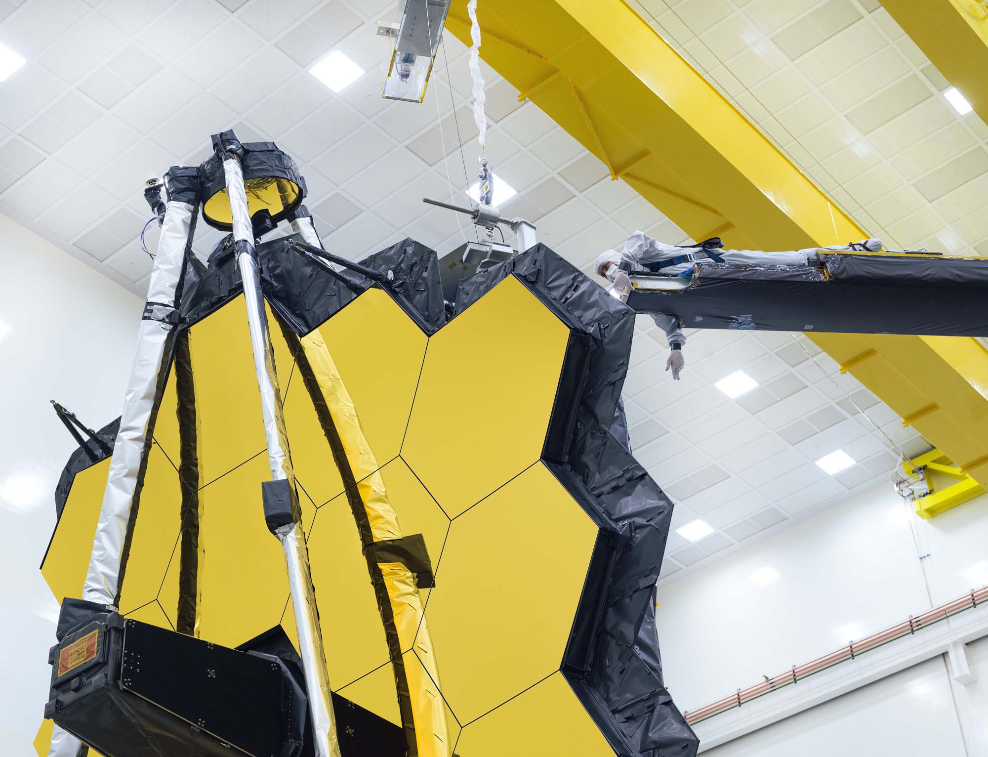 NASA's James Webb Space Telescope unfolds its giant mirror for last