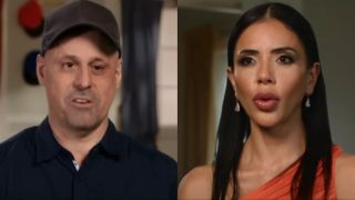 Gino and Jasmine in their confessionals on 90 Day Fiancé: Happily Ever After