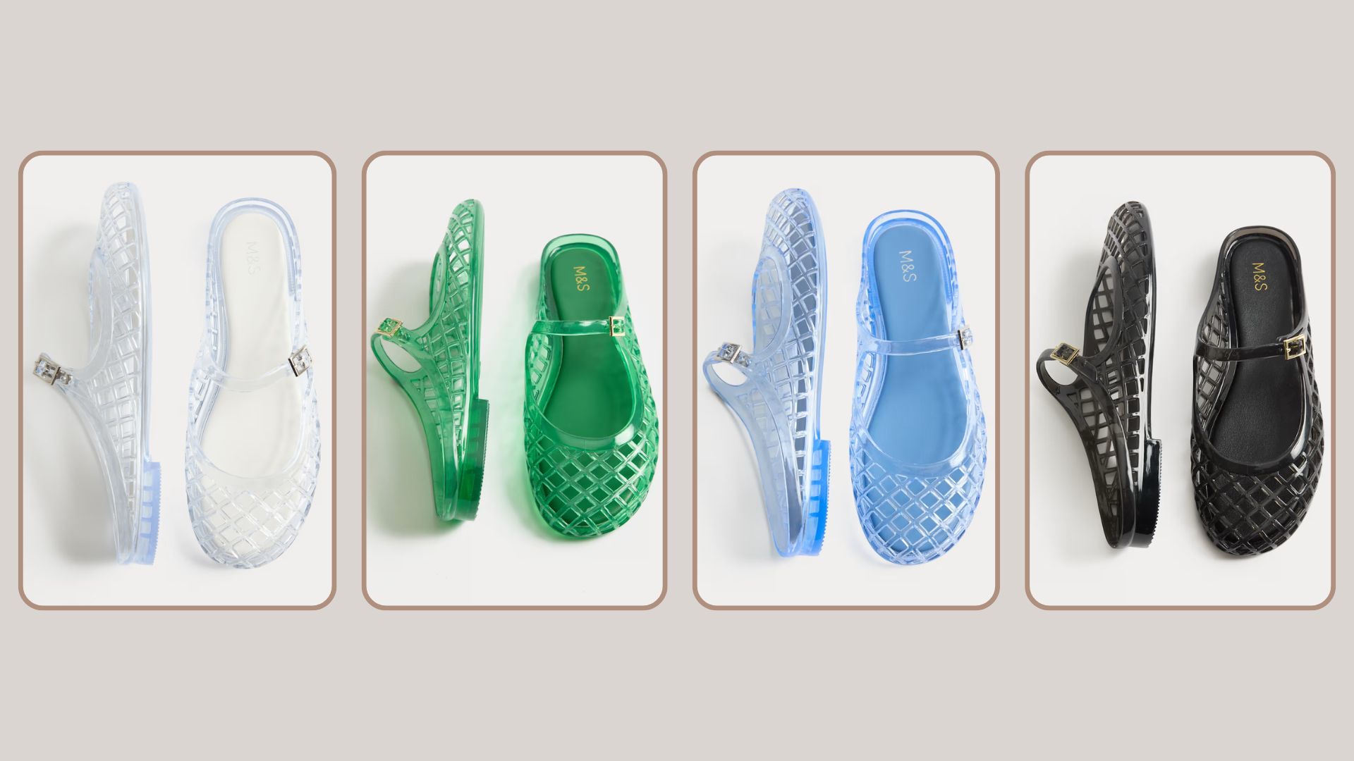 M&amp;S jelly sandals