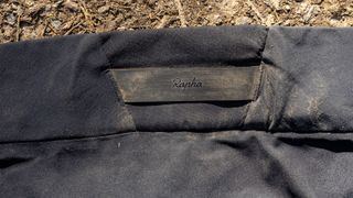 Hanger loop on back of Rapha Trail Gore-Tex cycling pants