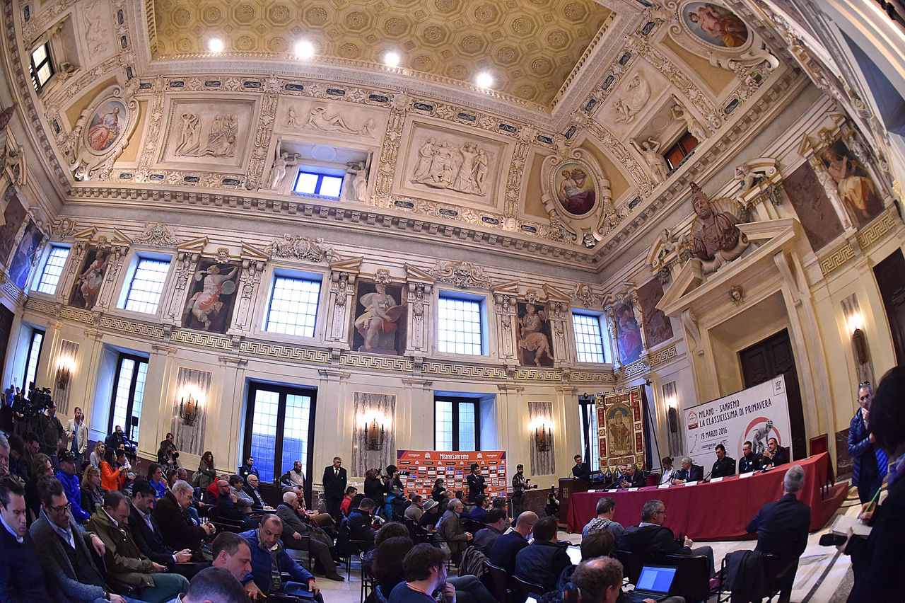 Organisers held a press conference at the Palazio Marino in Milan