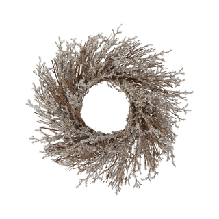 Frosted Glitter Wreath – 45cm