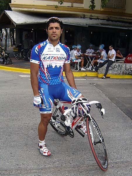 Danilo Napolitano (Katusha) poses for the camera before the start.