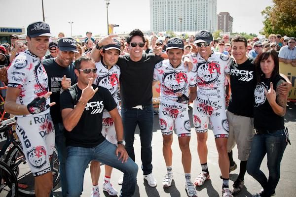 The Rock Racing team happy at the end of a long hard week.