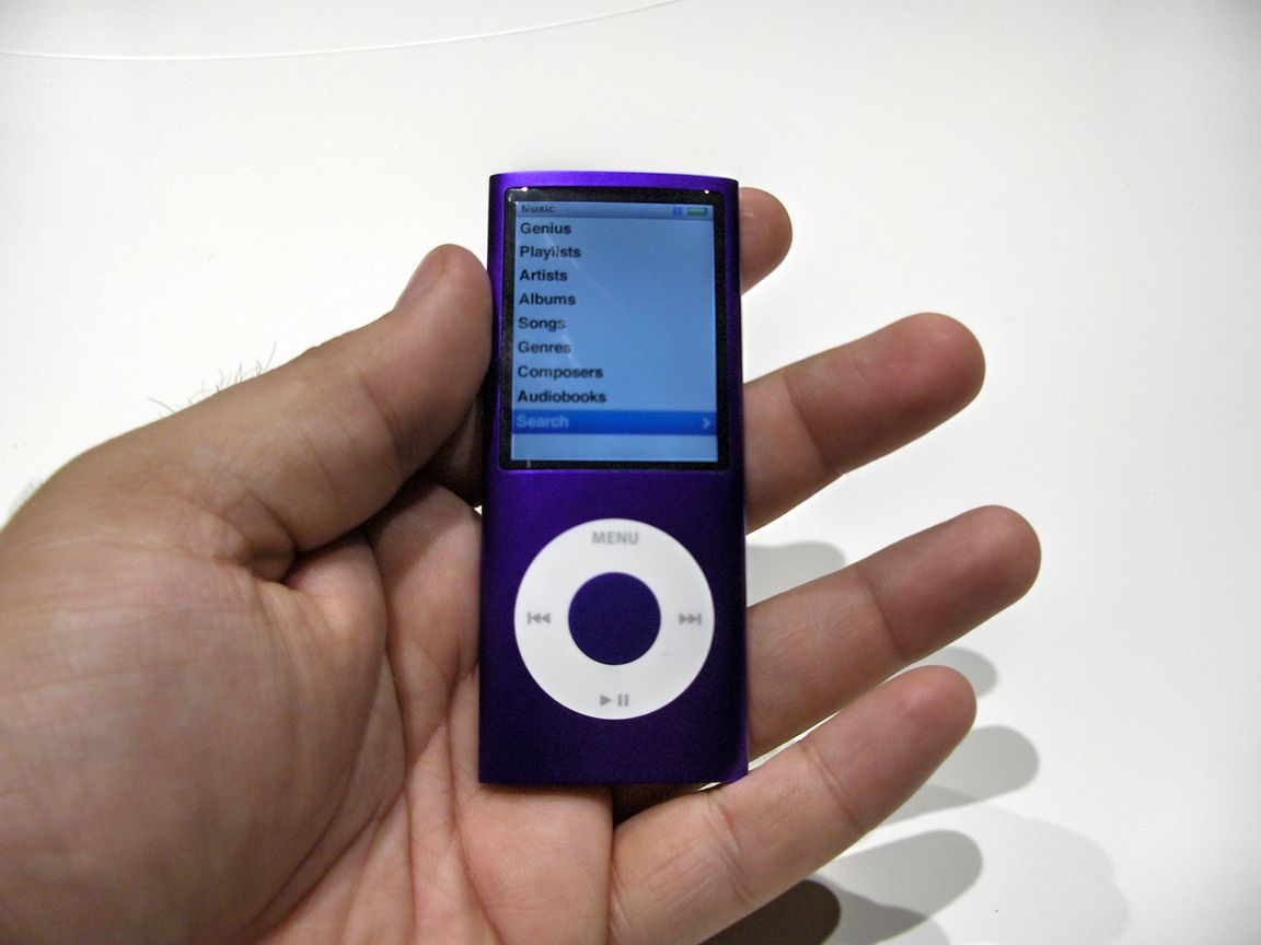 iPod Nano: Small and light