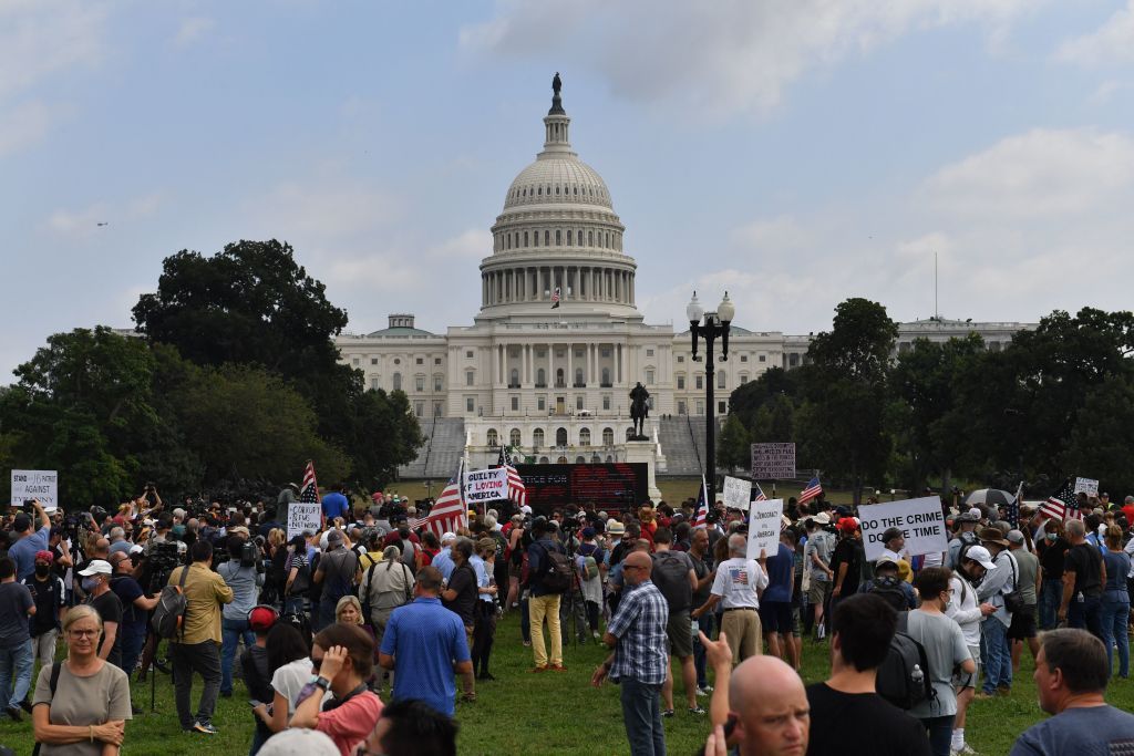 Rally in support of Jan. 6 rioters draws sparse crowd in D.C. | The Week