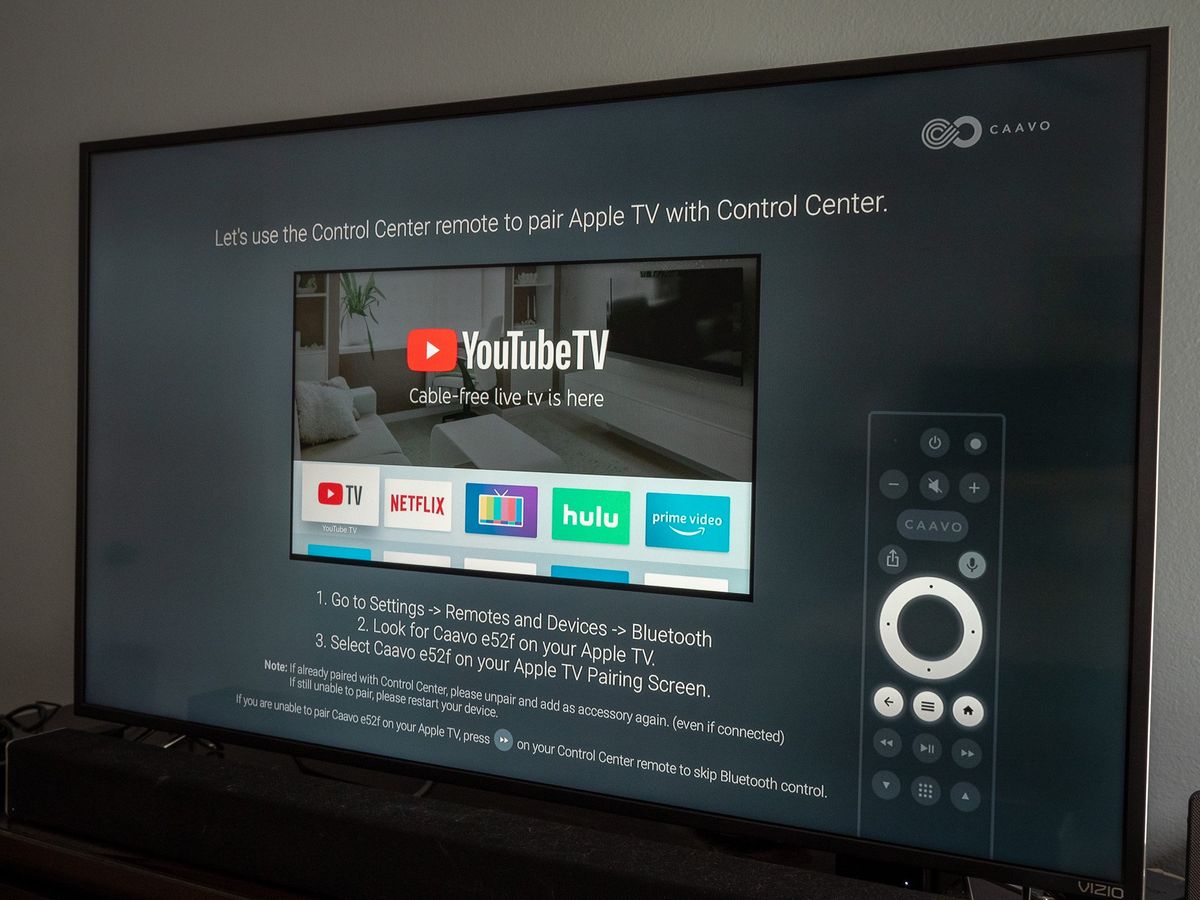 Caavo Control Center Setup