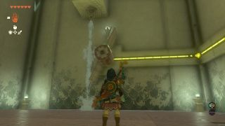 Link udforsker et kammer i The Legend of Zelda: Tears of the Kingdom.