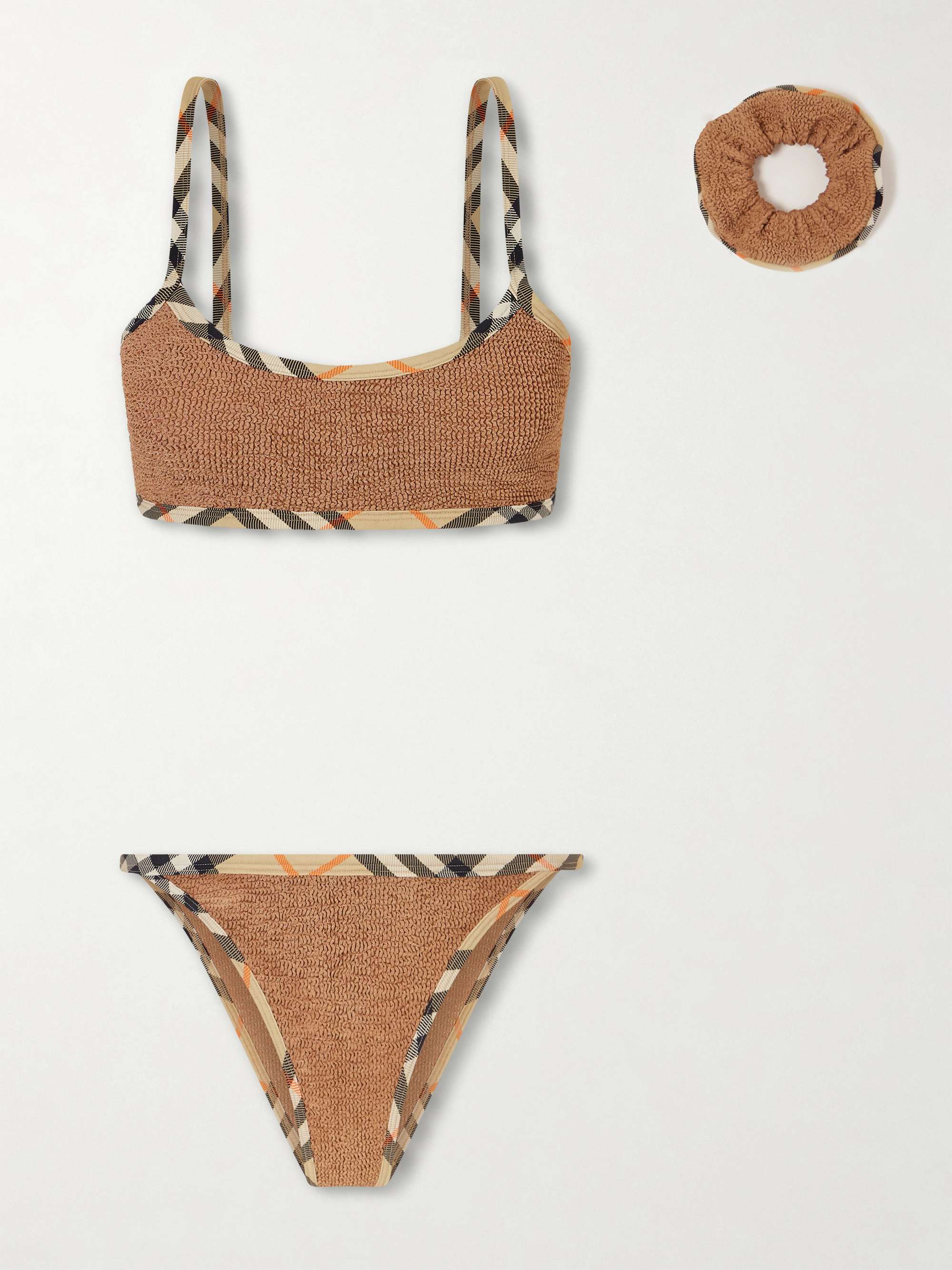 + Hunza G Tyler Checked Original Crinkle&amp;trade; Bikini