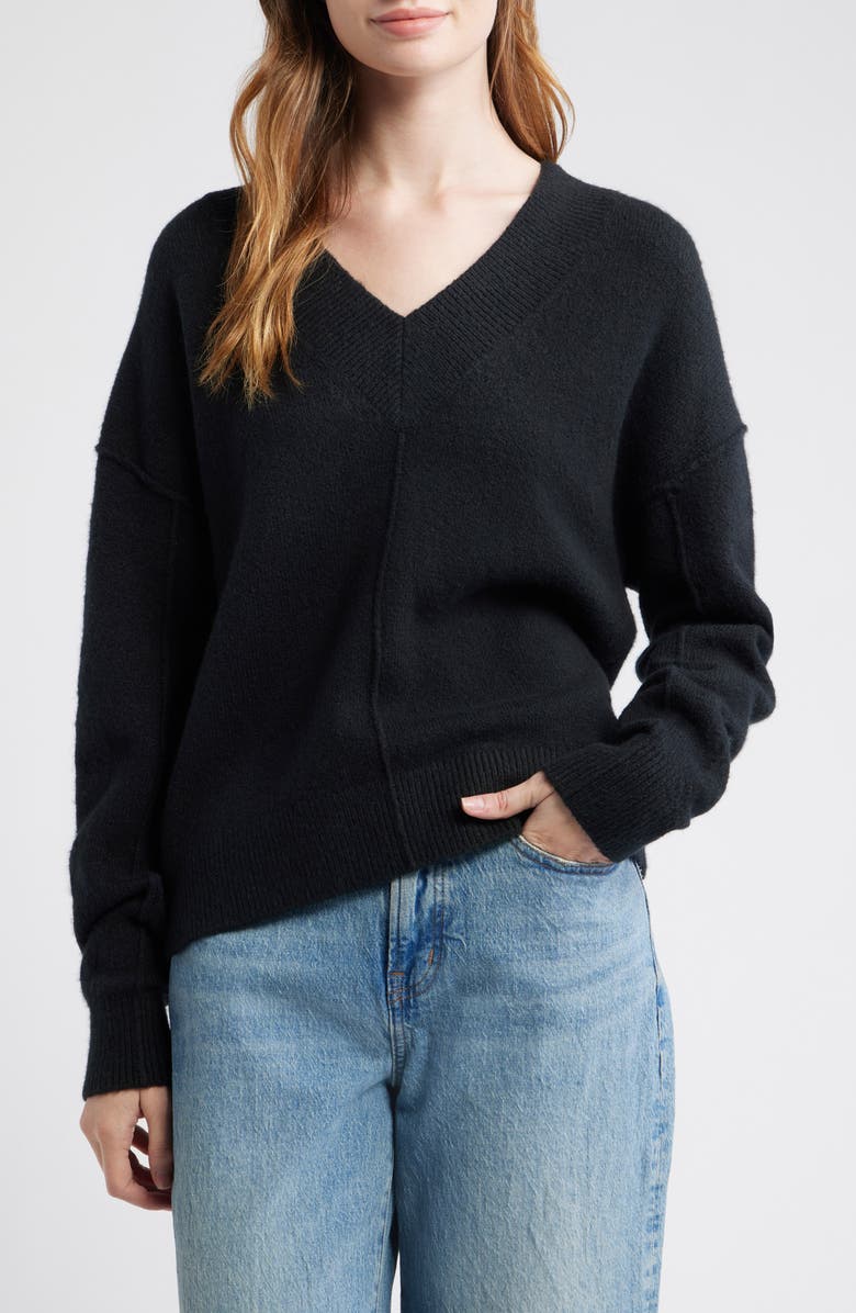 Calina Deep V-Neck Sweater