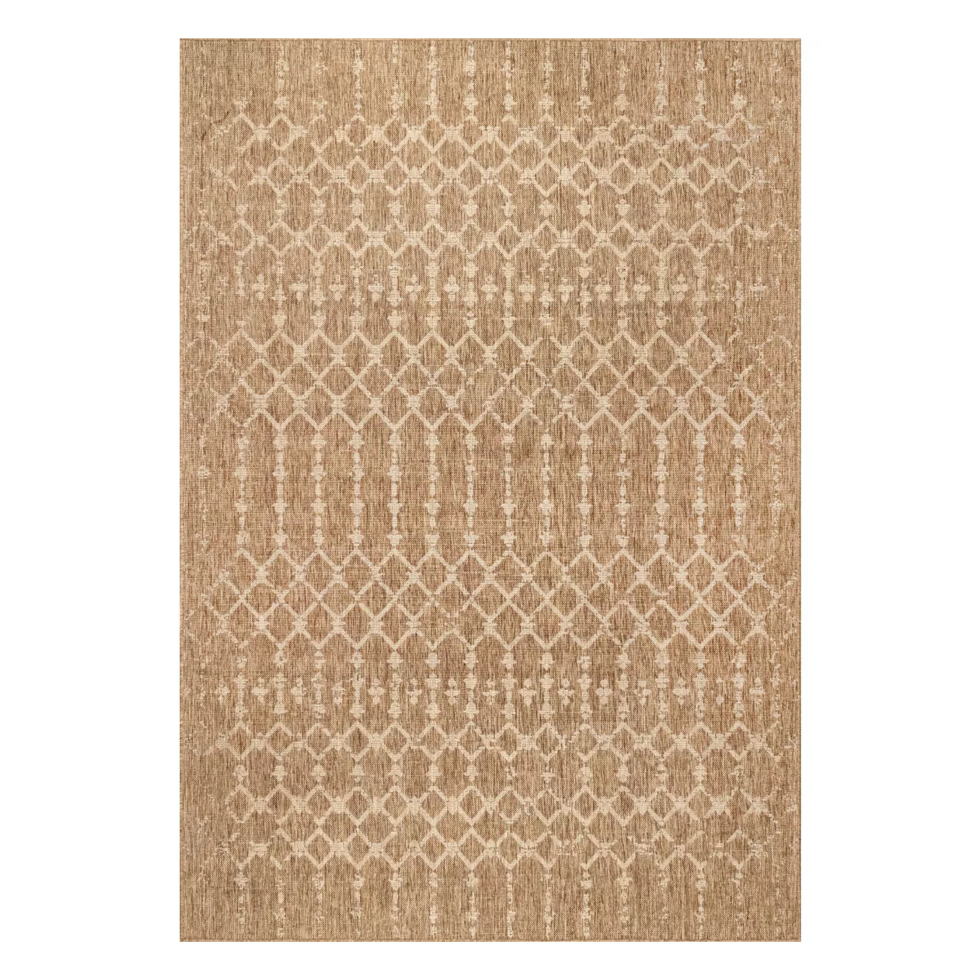 a tan outdoor rug