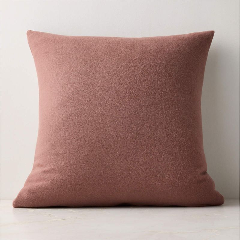 mauve square cushion