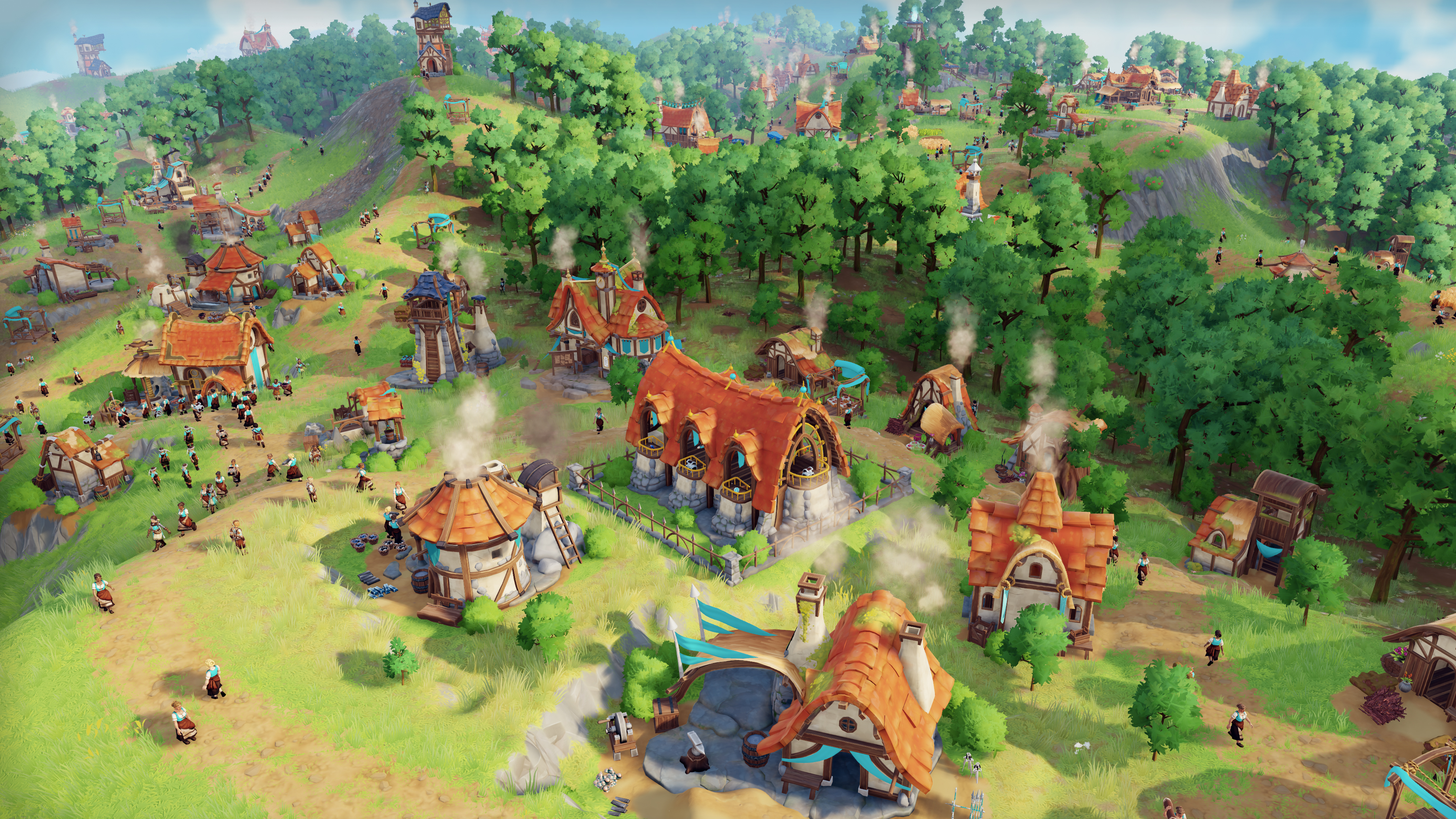 In this beautiful strategy city builder from the creator of The Settlers series, ‘You don’t have to make your people happy, instead, your people have to make you happy’