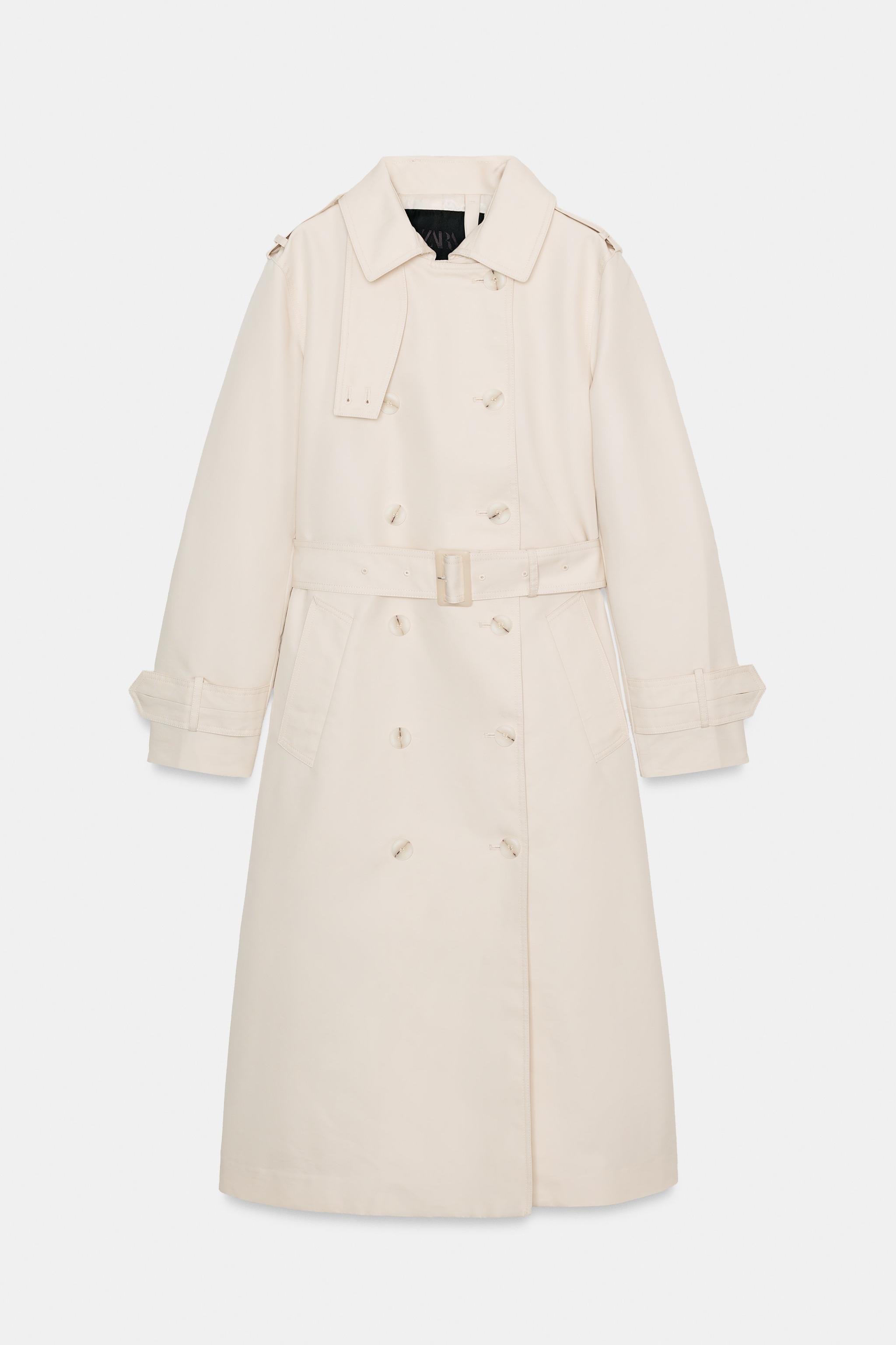Zw Collection Belted Trench Coat