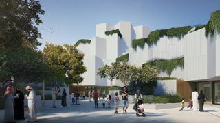 A virtual construction of Natural History Museum Abu Dhabi.