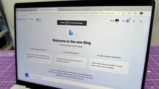 Bing with ChatGPT on MacBook Pro 